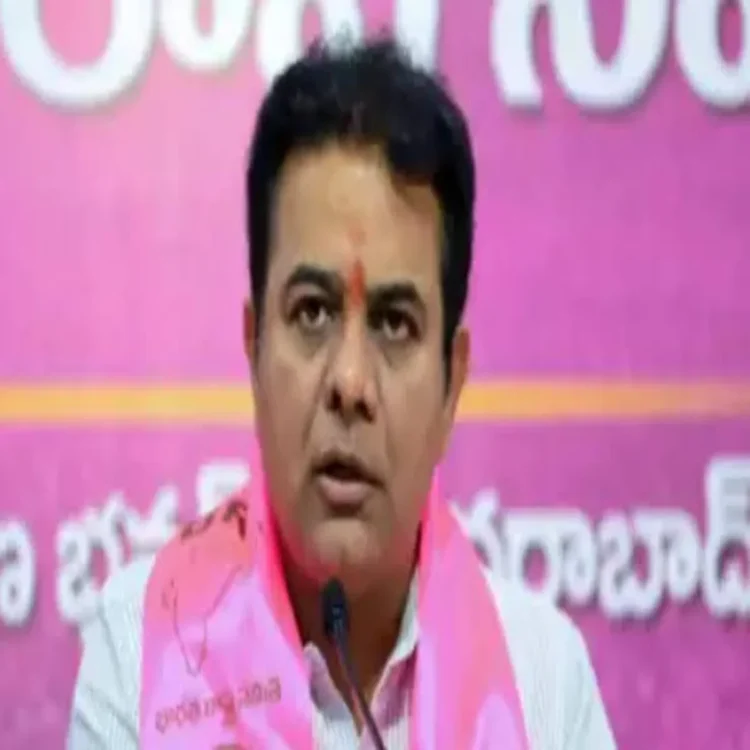 Ktr targets congress over governance promises