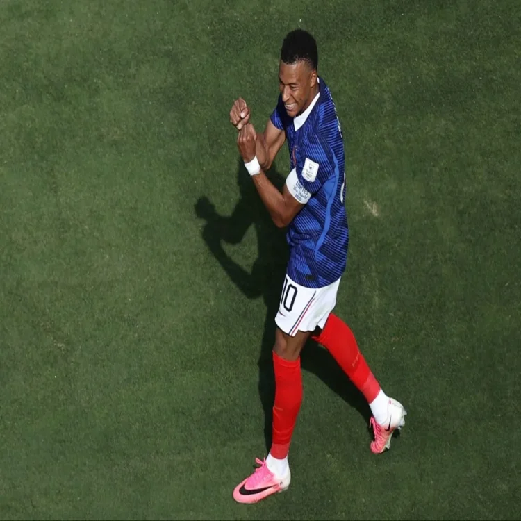 Mbappe 100th france world cup match
