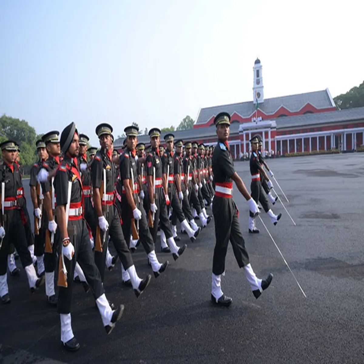 Militaryacademy historic passing out parade marks