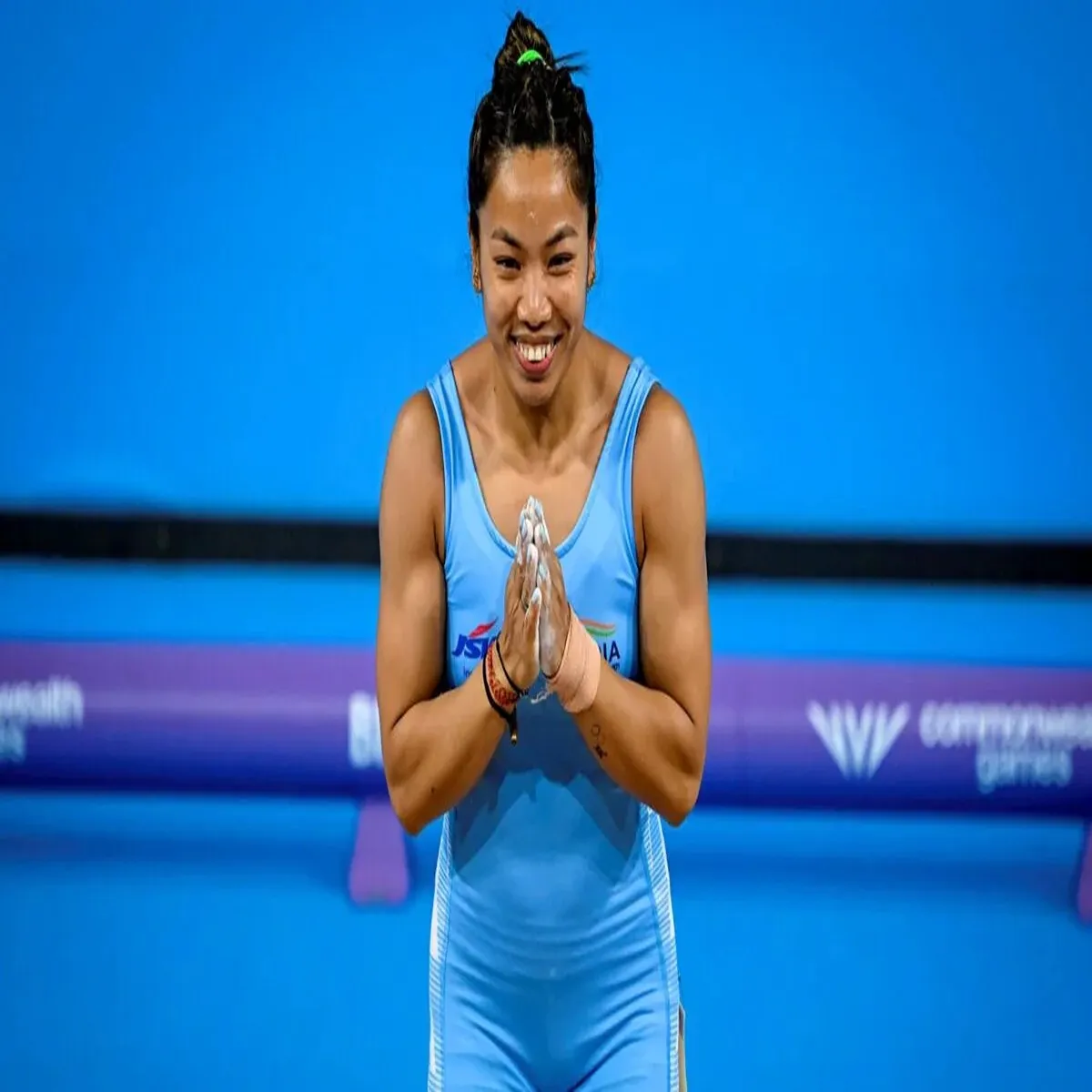 Weightlifting mirabai chanu set lead india