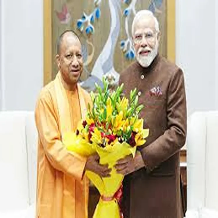 National leaders greet yogi adityanath