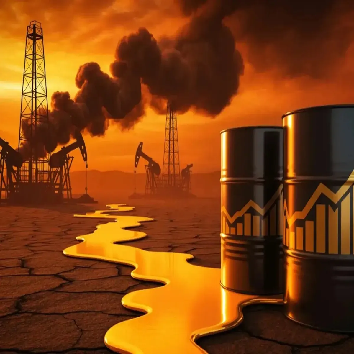 Oilmarket crude prices surge middle east