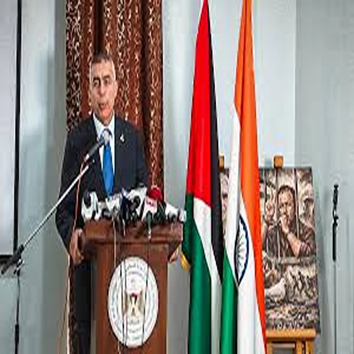 Palestineaid embassy urges india support healthcare