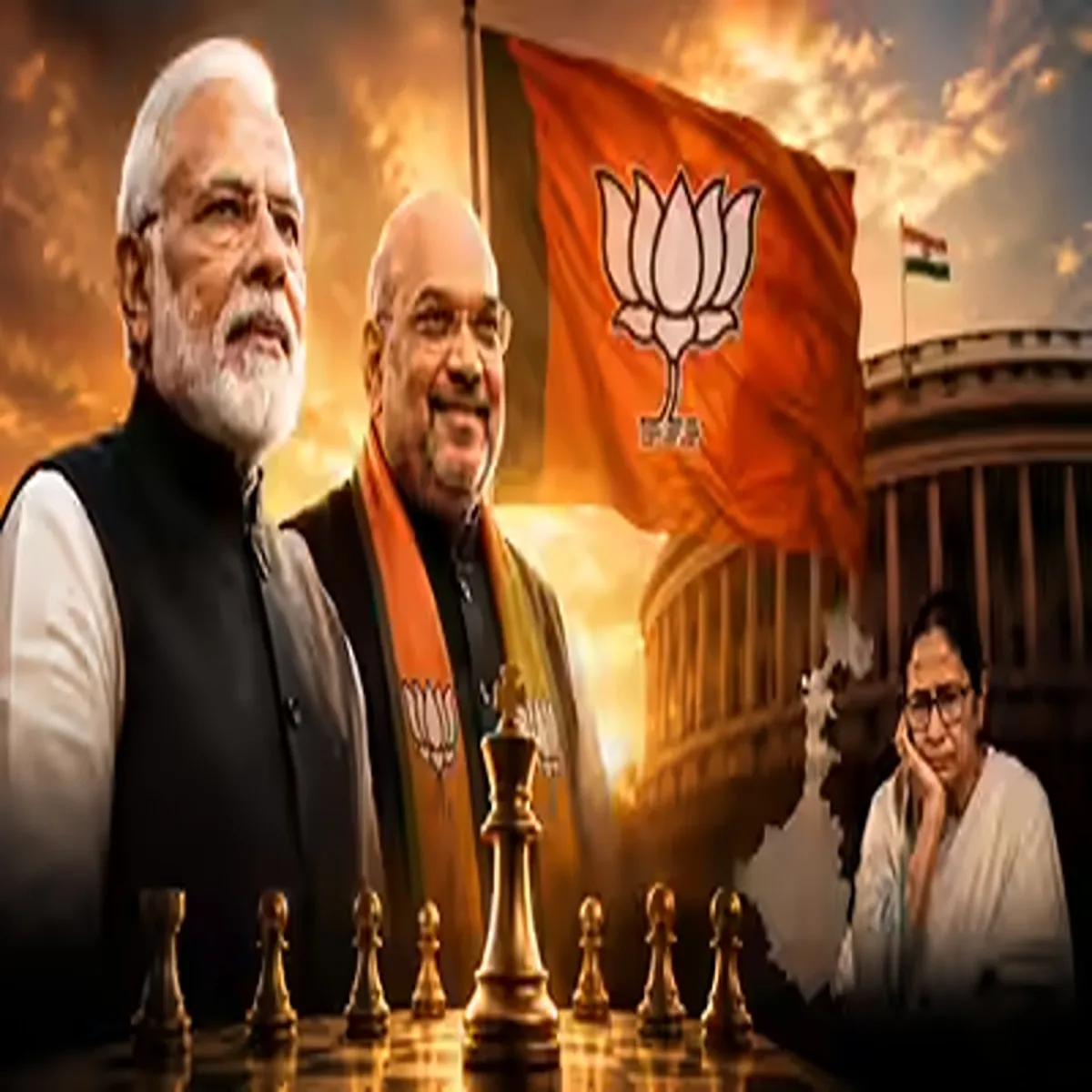 Parliament congress alleges efforts strengthen bjp