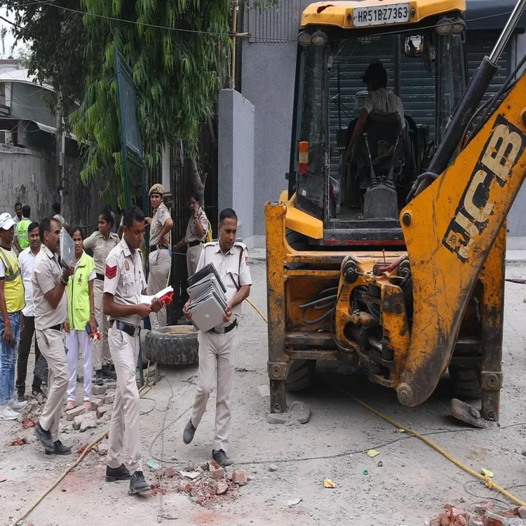 Saket building collapse mcd report