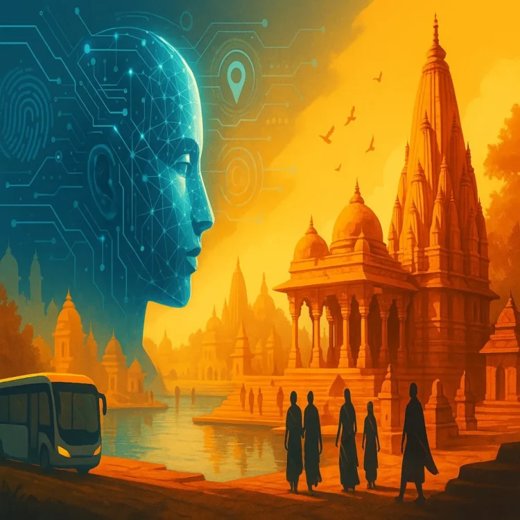 Technology ai monitoring deoghar mela