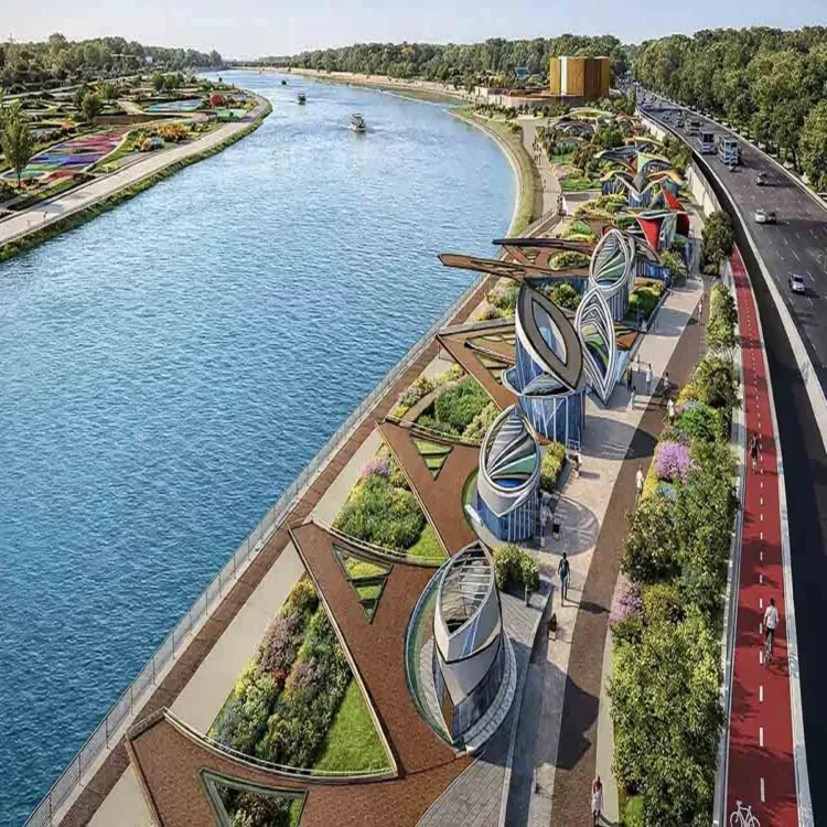 Telangana musi riverfront project review plans