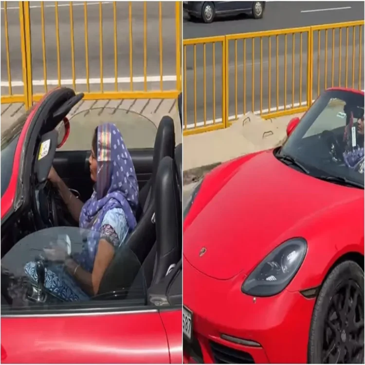 Traditional look porsche viral