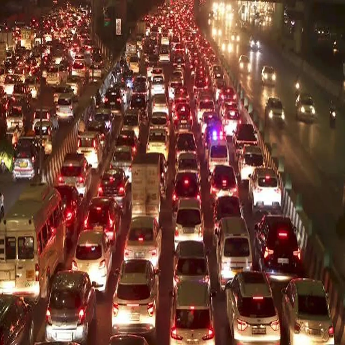 Traffic management delhi records noticeable drop