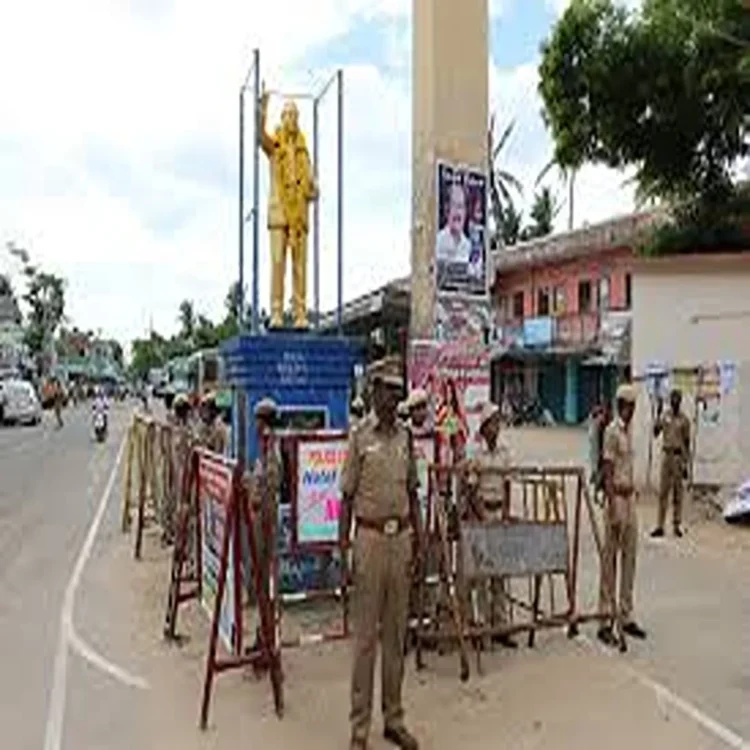 Vandalism statue damage unrest nandyal