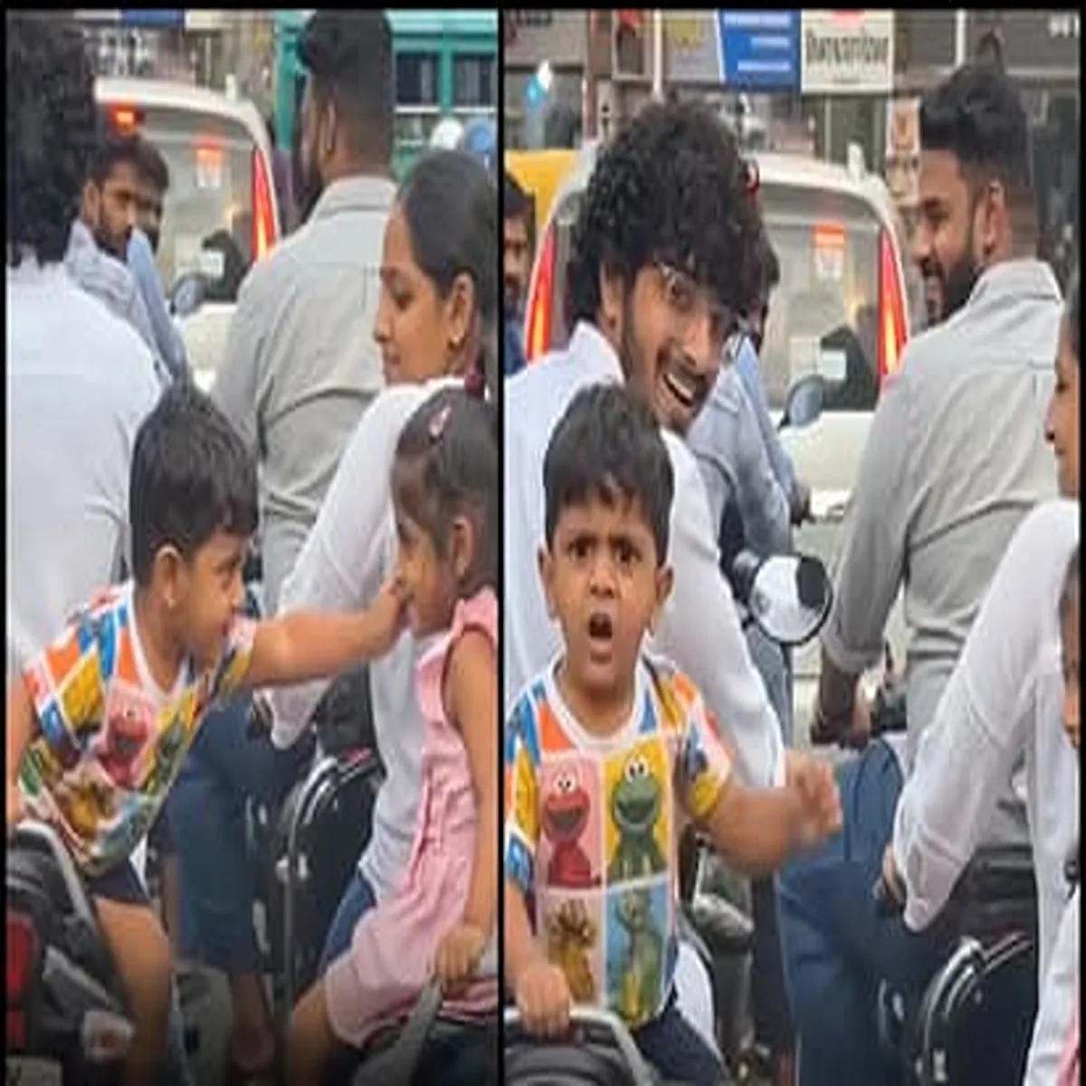 Viralvideo child traffic signal reaction sparks
