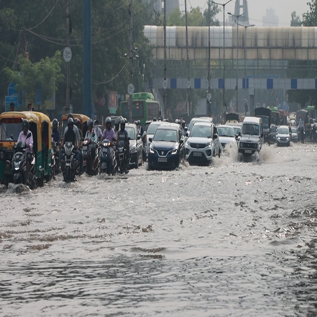 Waterlogging delhi identifies 169 flood prone