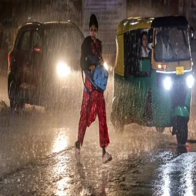 Weather update delhi rain relief monsoon progress