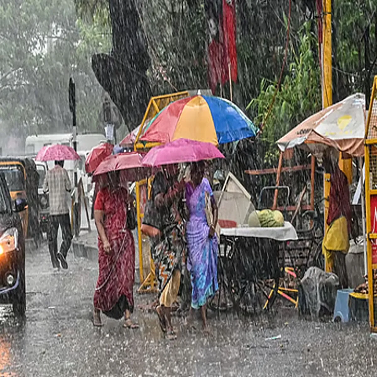 Weatheralert heavy rainfall likely across five