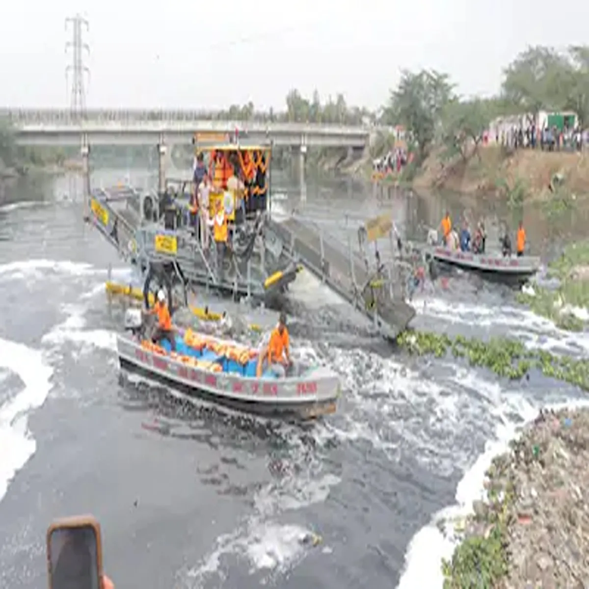 News cleanup delhi government intensifies yamuna