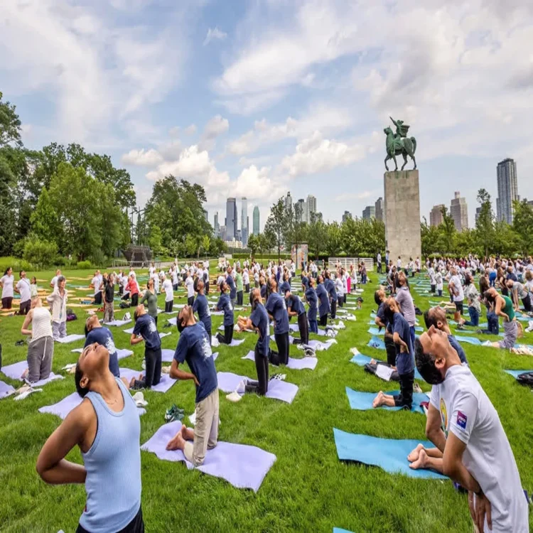 Yoga global participation at un headquarters