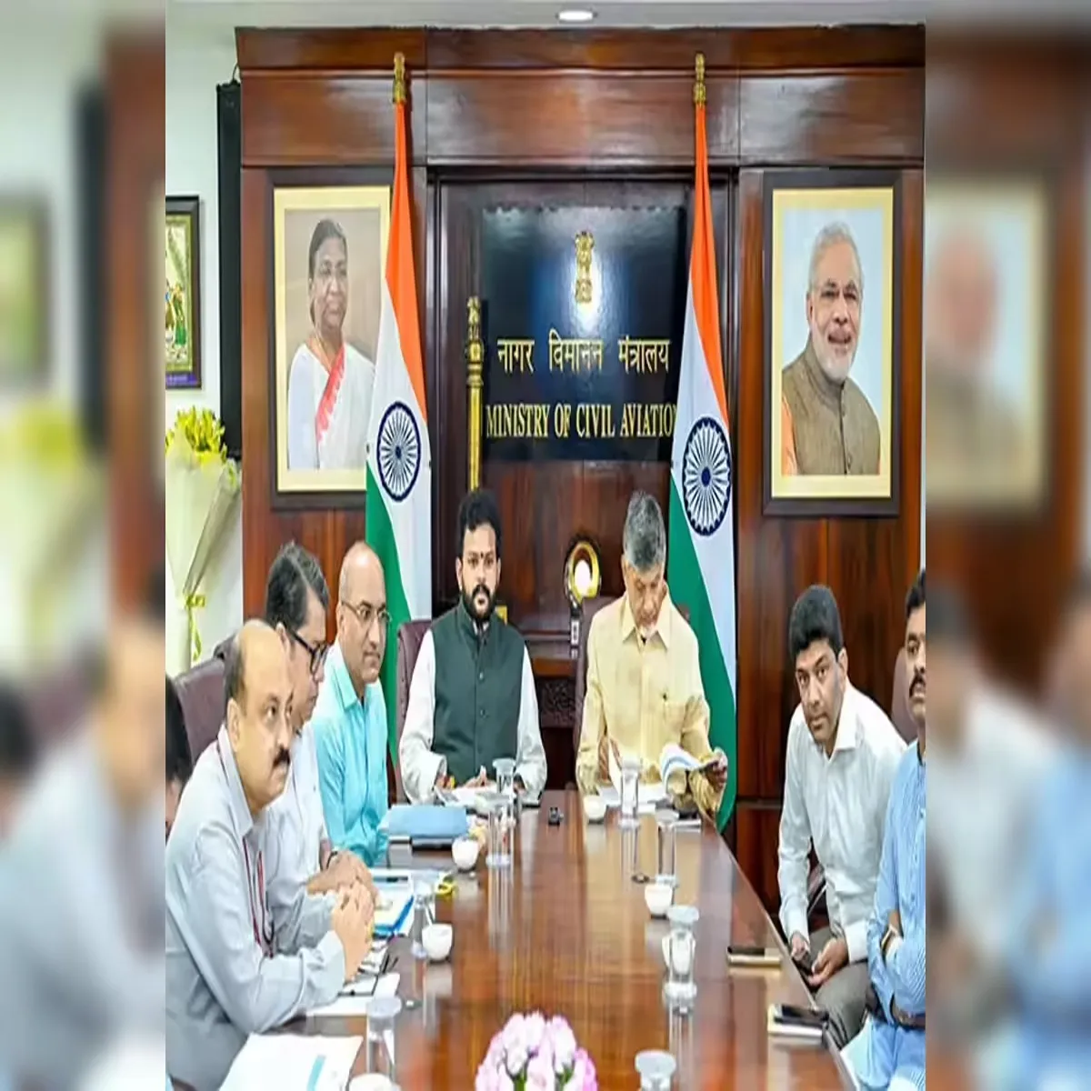 Infrastructure andhra pradesh minister heads delhi