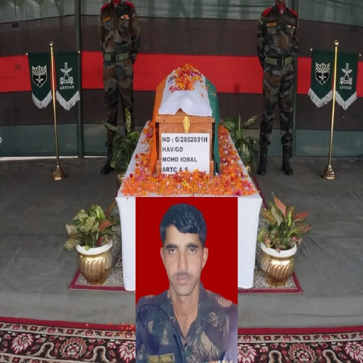 Assam rifles fallen soldier mohd iqbal