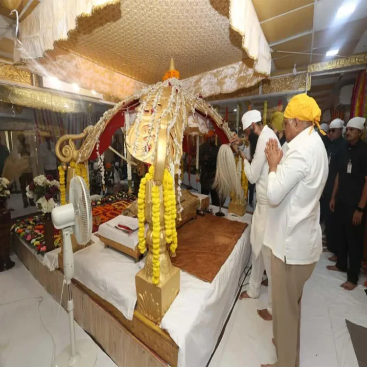 Bhupendra patel guru purnima shamlaji visit