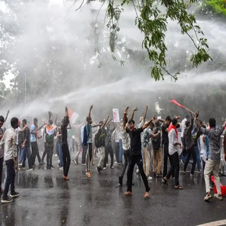 Bihar assembly student protest session clash