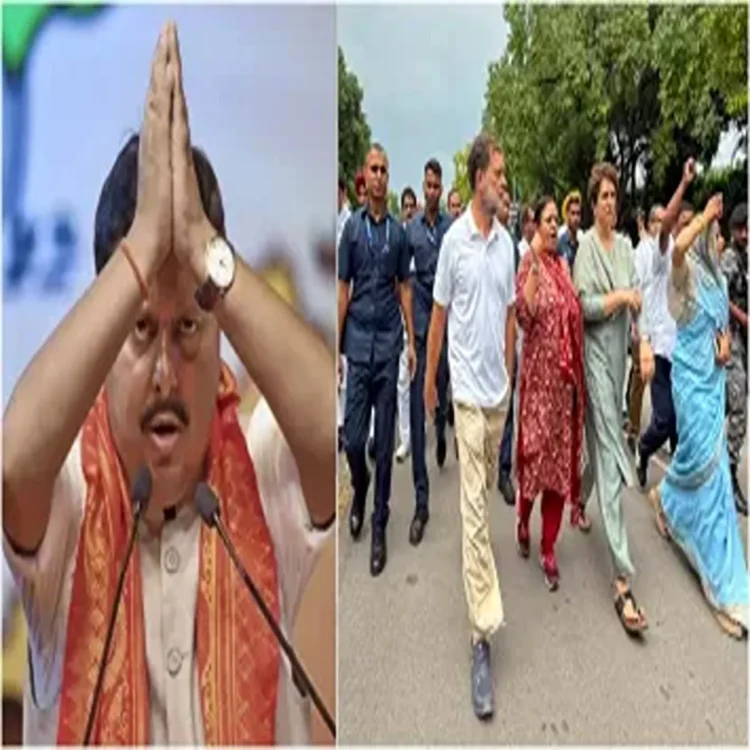 Bjp nationwide protests after congress demo