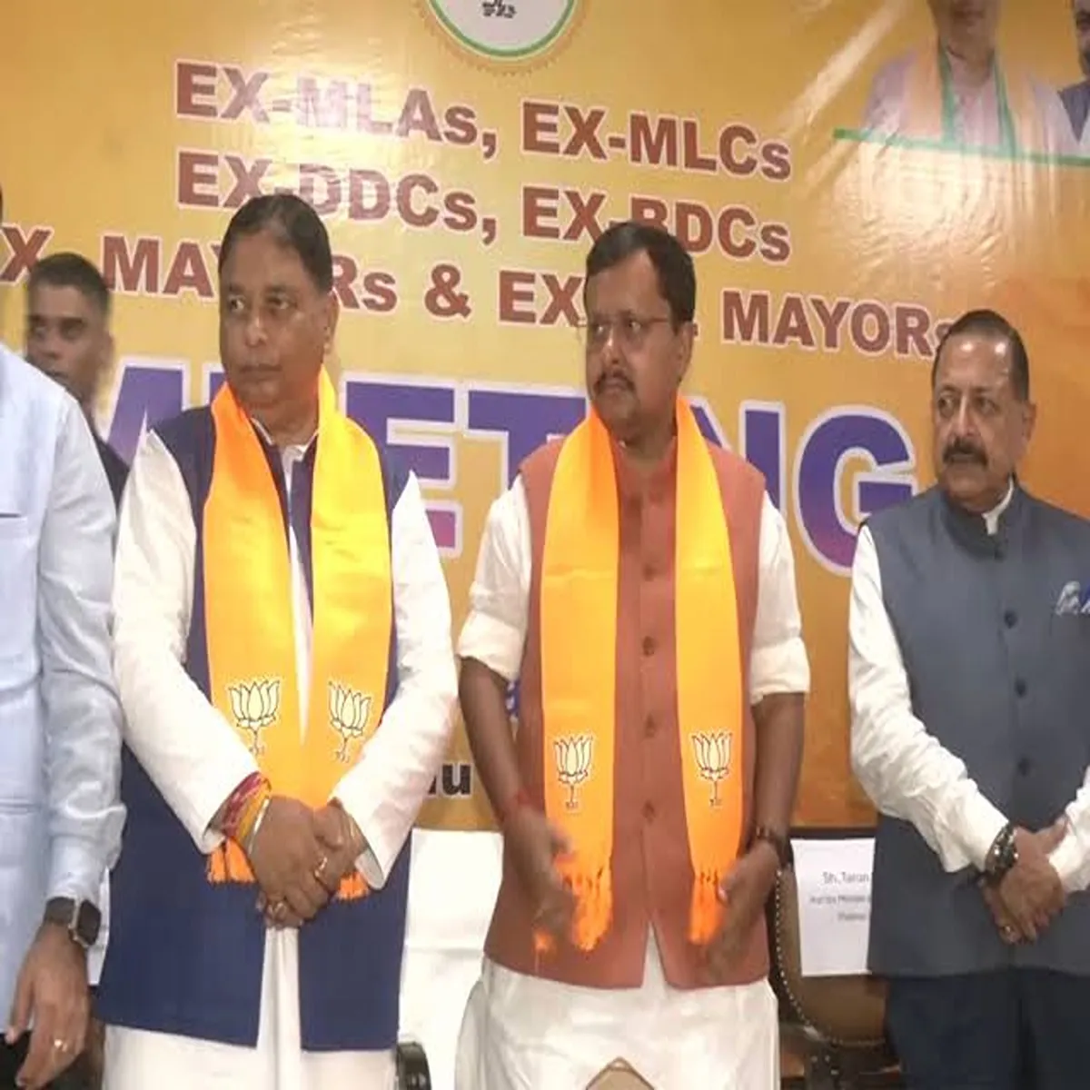 Bjp nitin nabin reviews jammu outreach