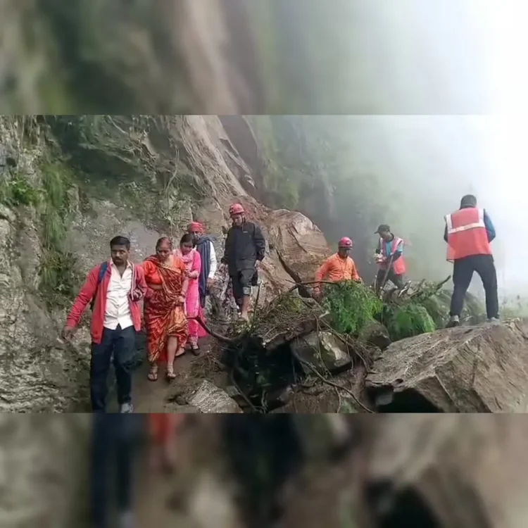 Char dham yatra rainfall suspension