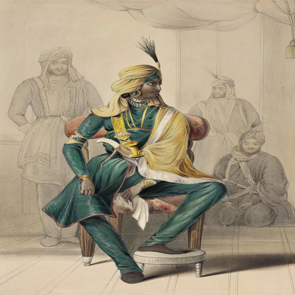 Colonialart emily eden indian portraits reveal