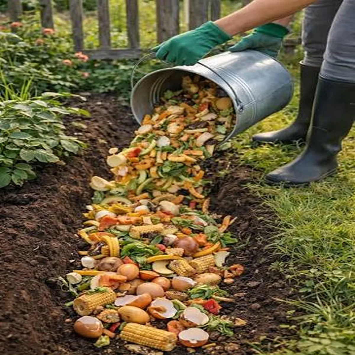 Composting kitchen waste can strengthen home