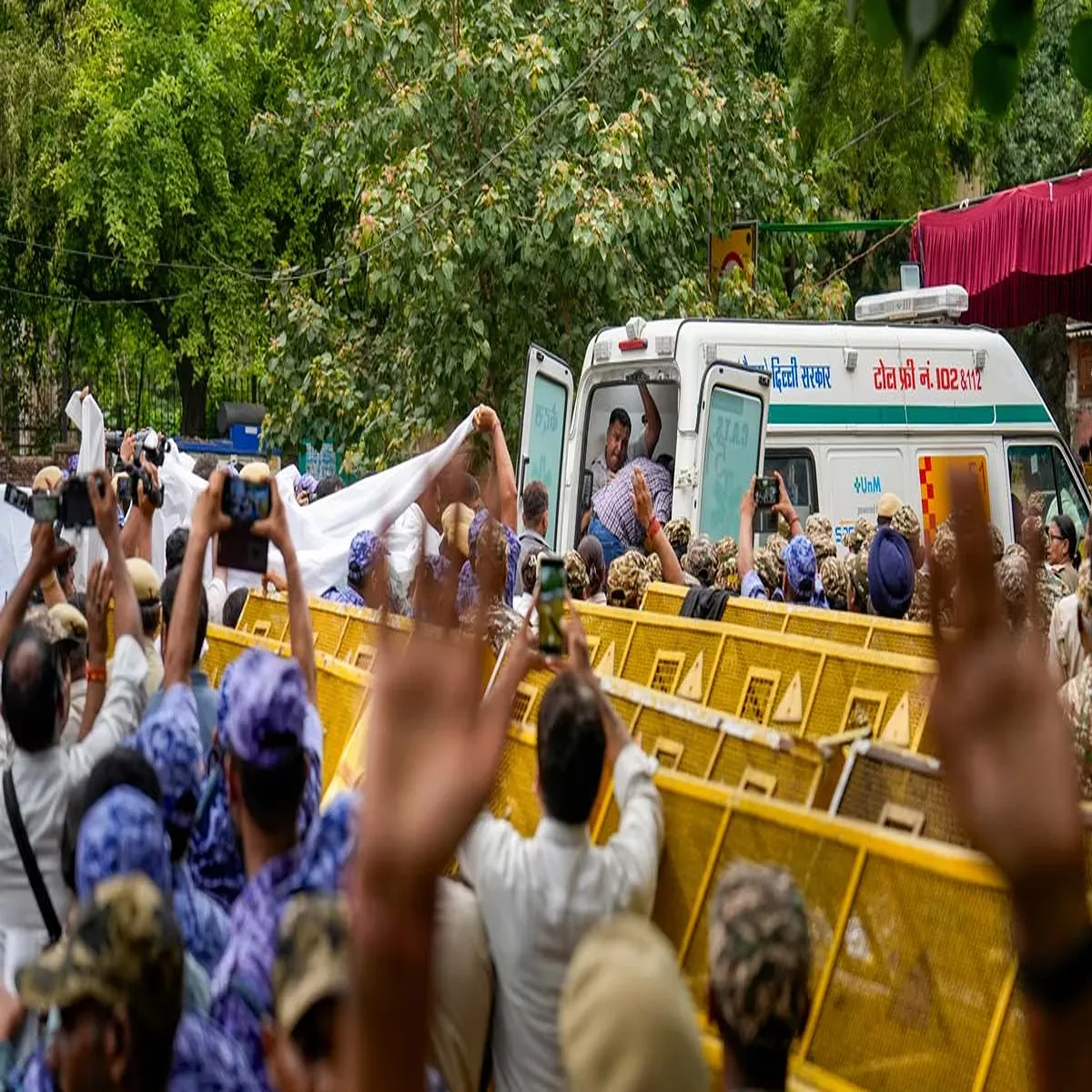 Protest congress criticises police action after