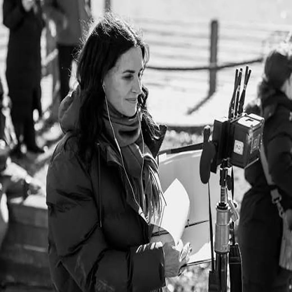 Directing courteney cox celebrates long awaited