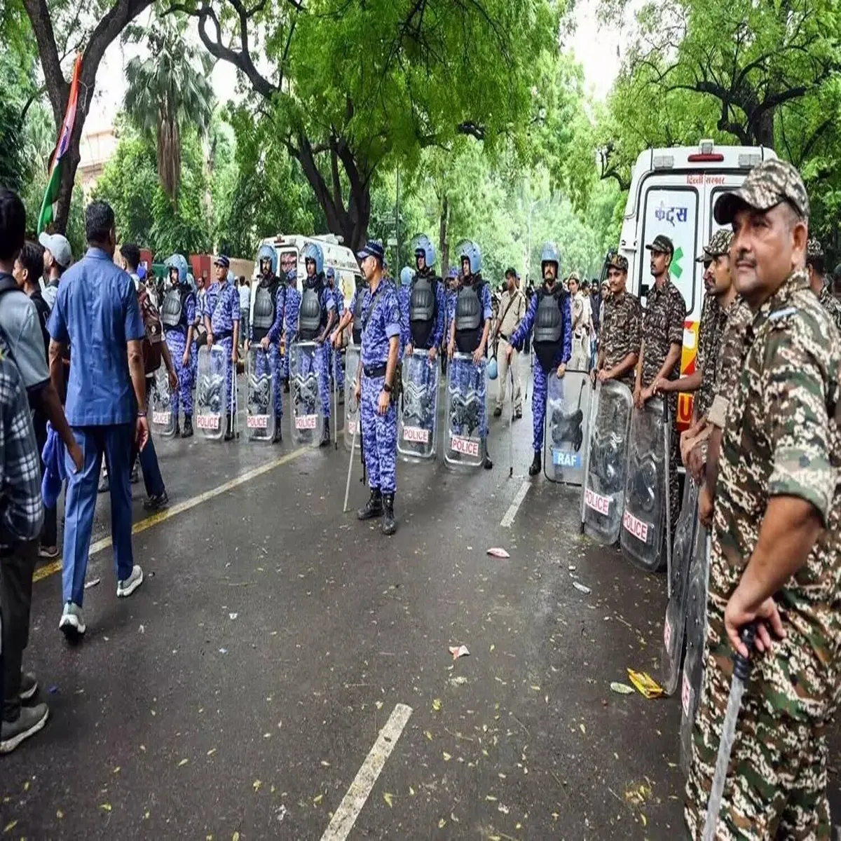 Crpf delhi security strengthened additional forces