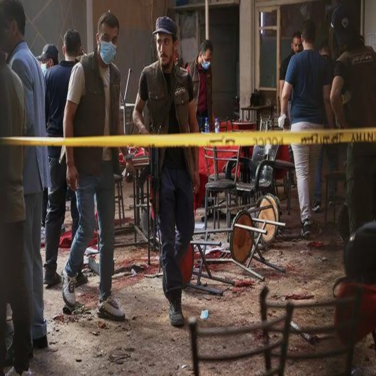 Damascus explosion cafe blast near courthouse