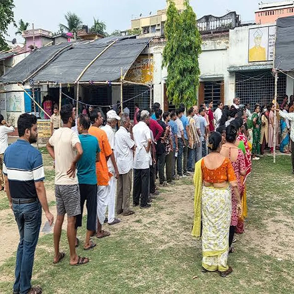 Election datia assembly bypoll witnesses strong