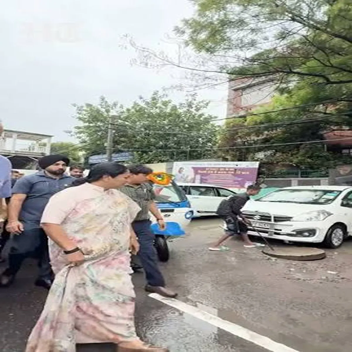 Drainage delhi bjp says monsoon preparedness