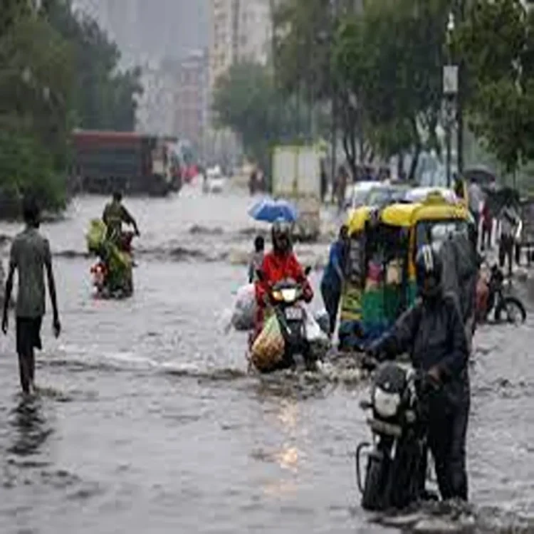 Delhi monsoon rainfall cleaner air