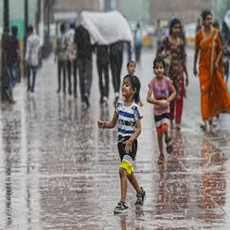 Delhi ncr rain thunderstorm weather alert