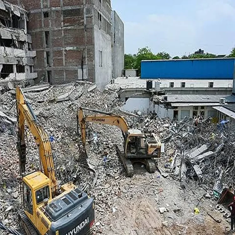 Delhi saket building collapse mcd inquiry