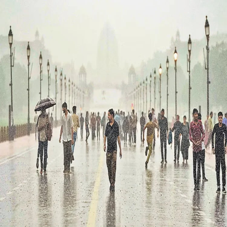 Delhi southwest monsoon arrives after five day delay