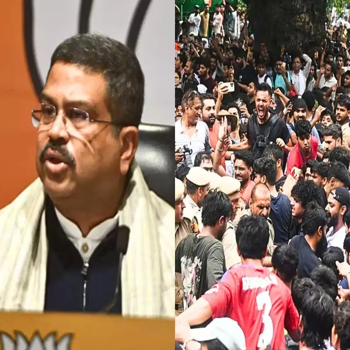 Odishapolitics dharmendra pradhan meets odisha leadership