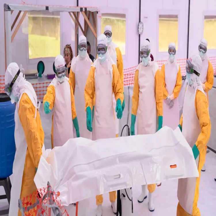 Ebola congo health workers strike outbreak