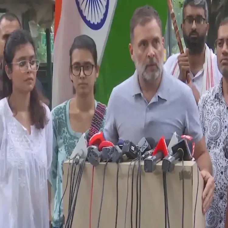 Education protest rahul gandhi student demands
