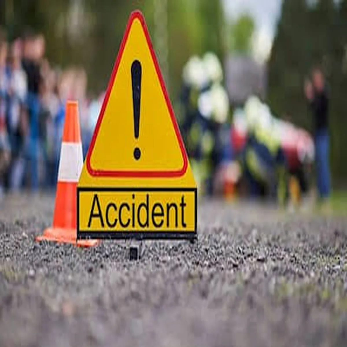 Accident five family members including infant