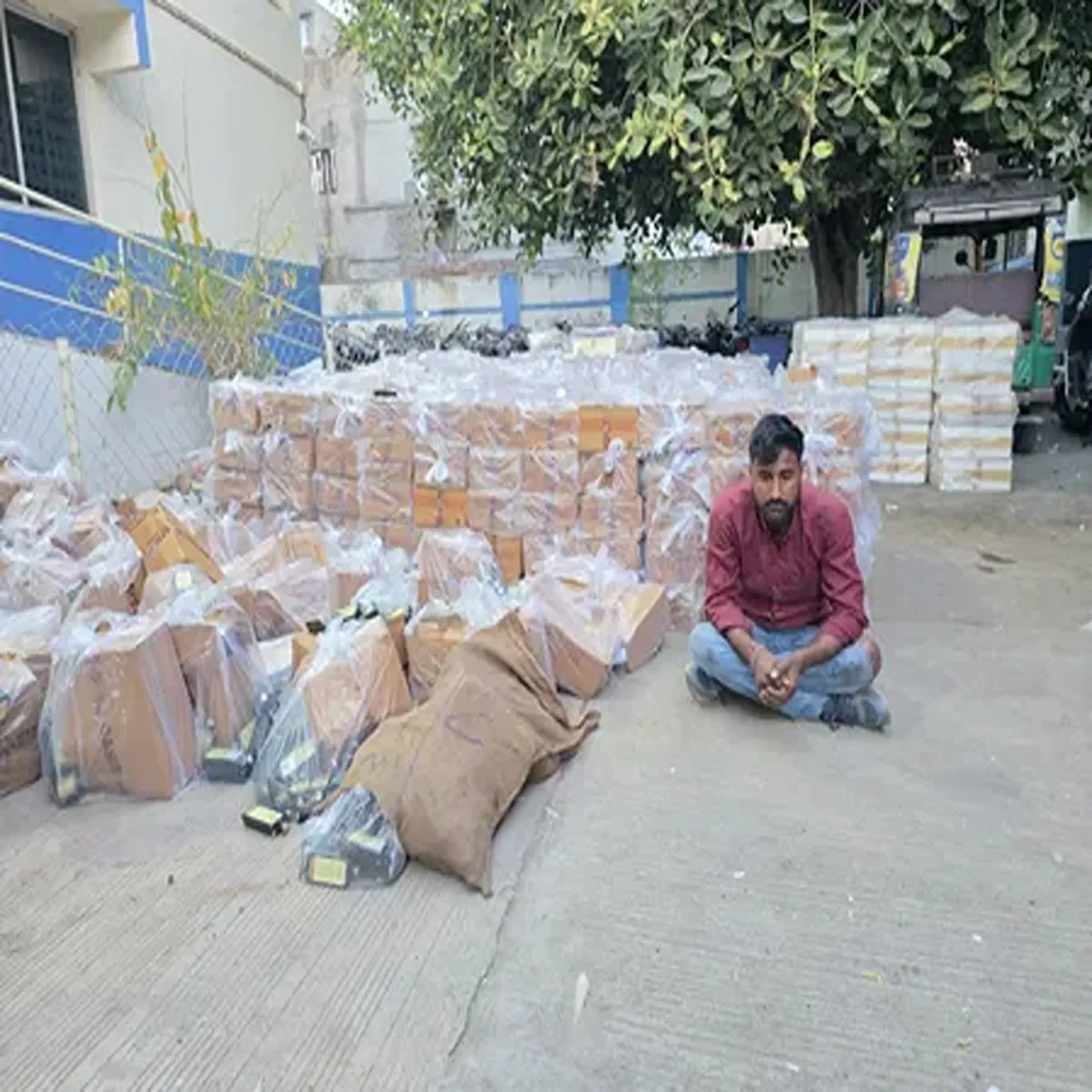 Prohibition gujarat police seize liquor worth