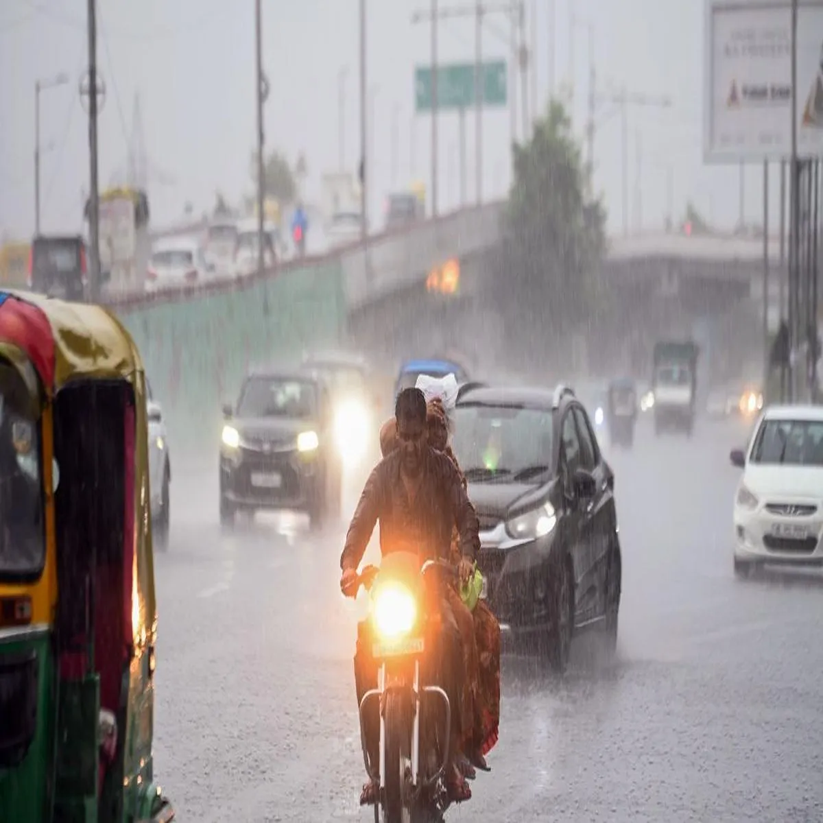 Traffic disruption heavy rain triggers severe