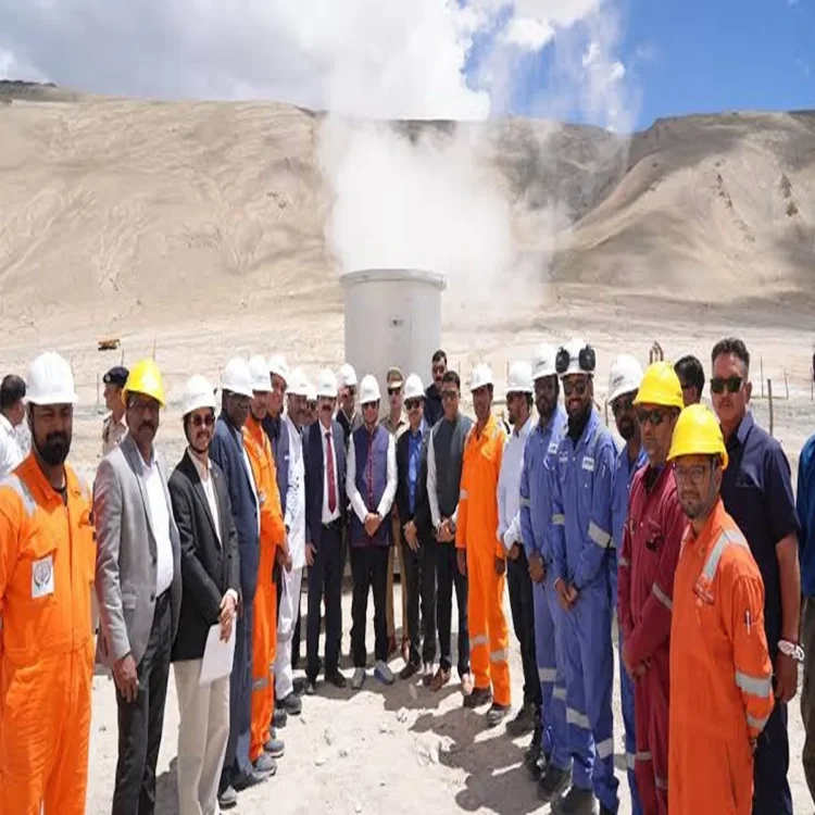 India first deep geothermal wells ladakh