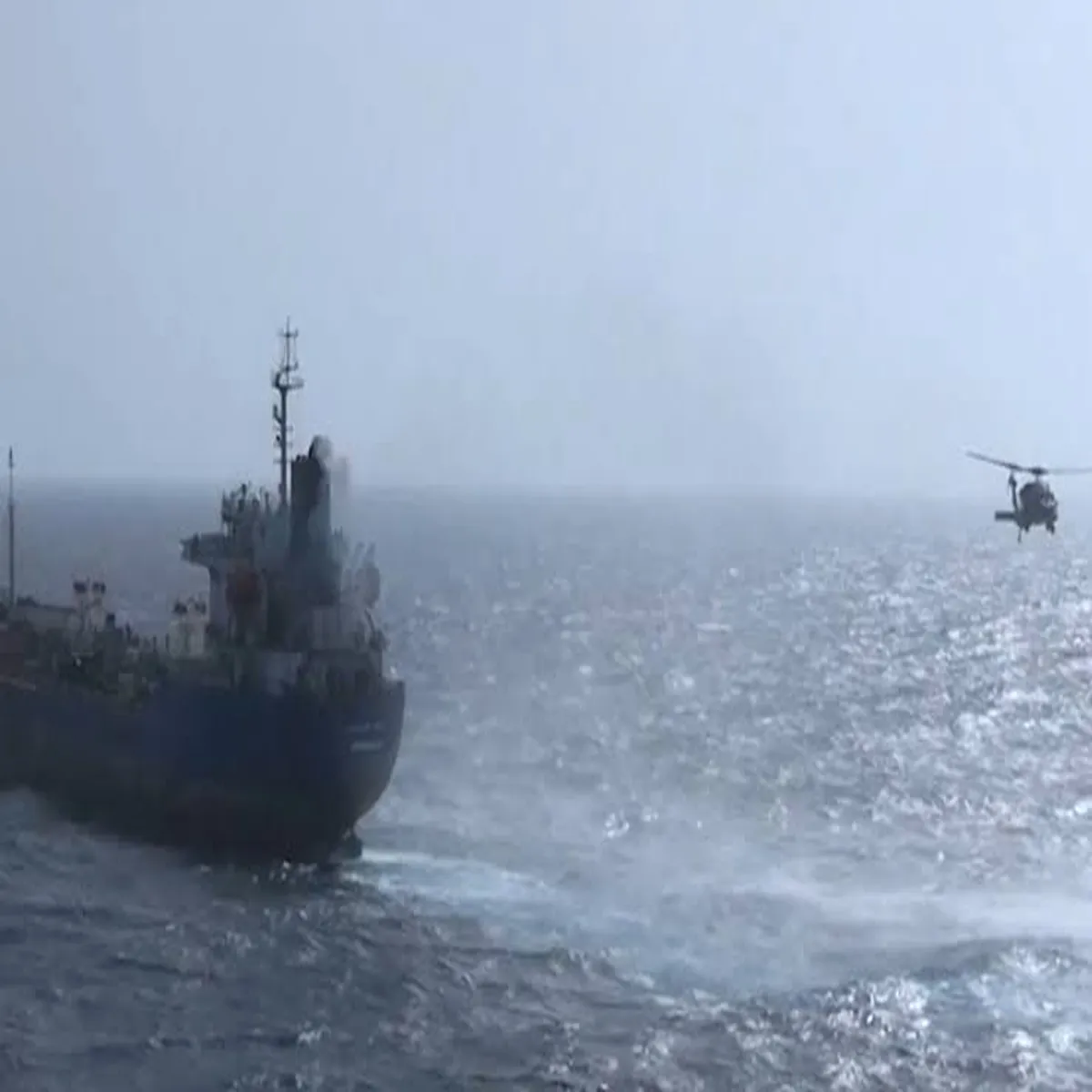 Iran blockade marines board commercial tanker