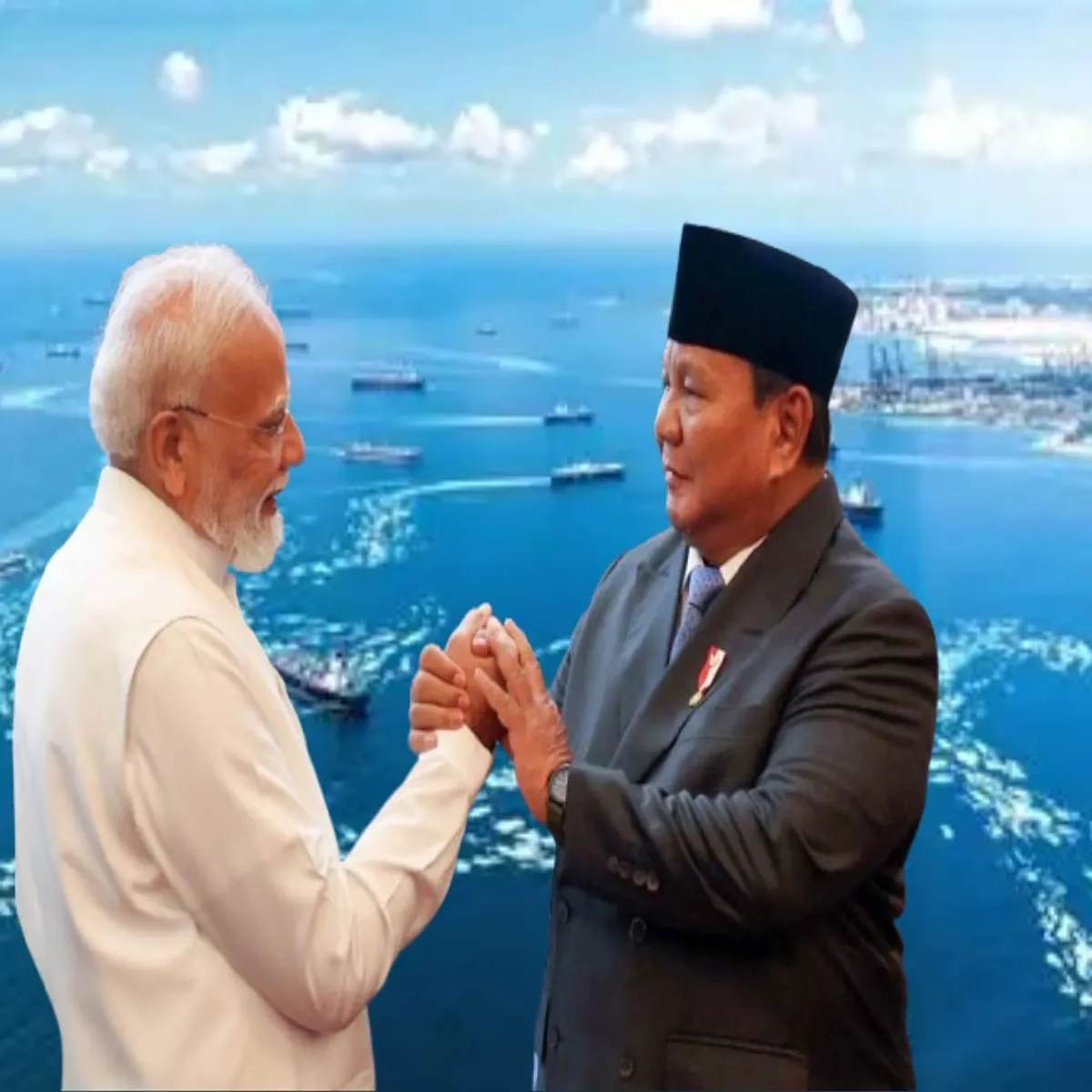 Maritime india indonesia advance cooperation around
