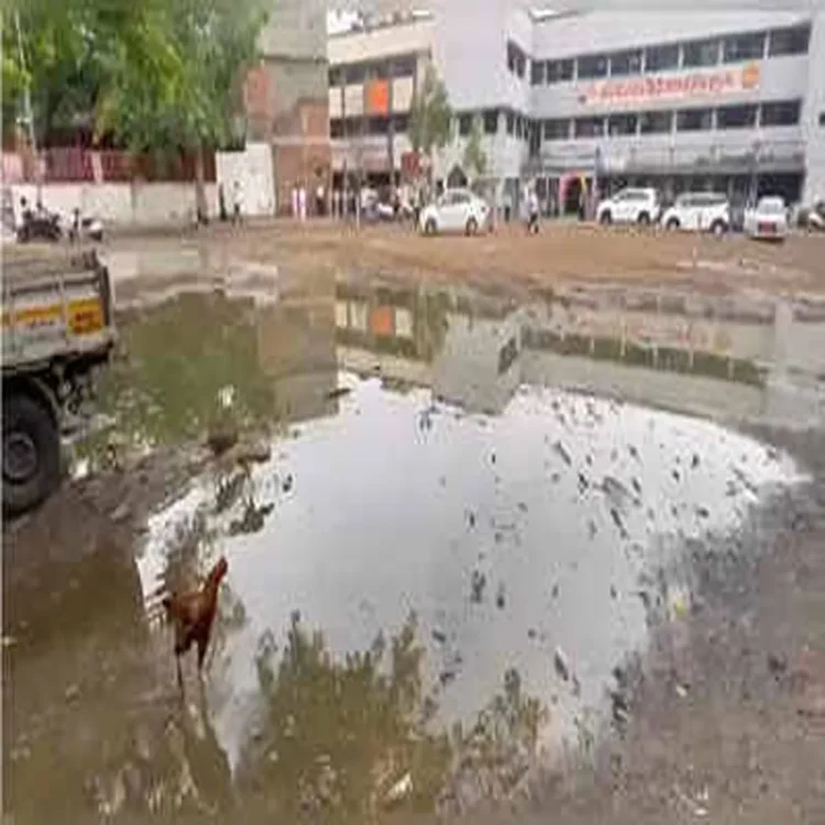 Nagpur school flooding roadwork delays