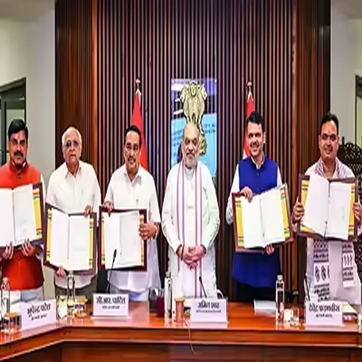 Narmada four states reach agreement displacement